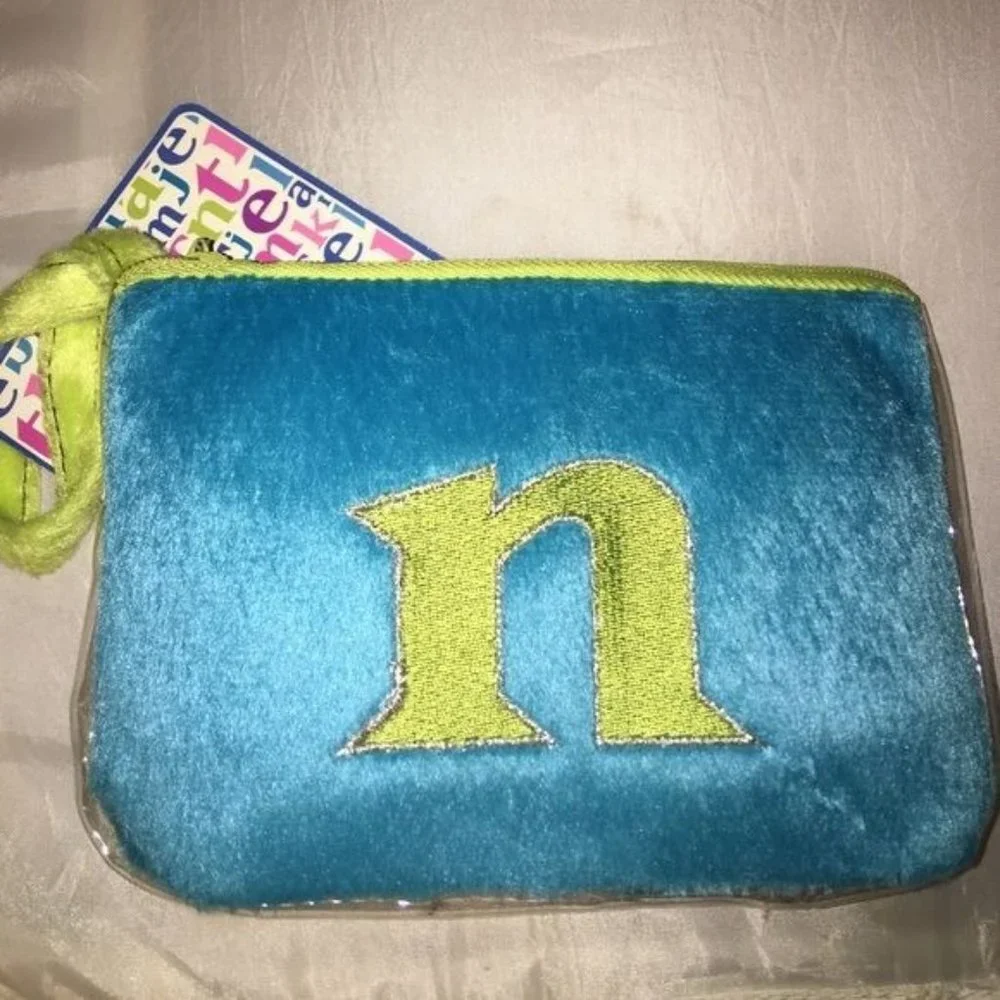 Limited TOO initial N sock + Wristlet set NWT GIFTABLE